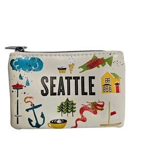 Starbucks Seattle Themes Zip Coin Purse